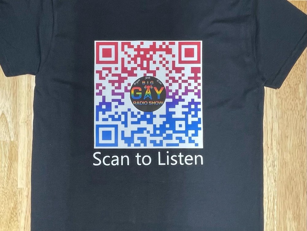 Big Gay Radio Show merch QR