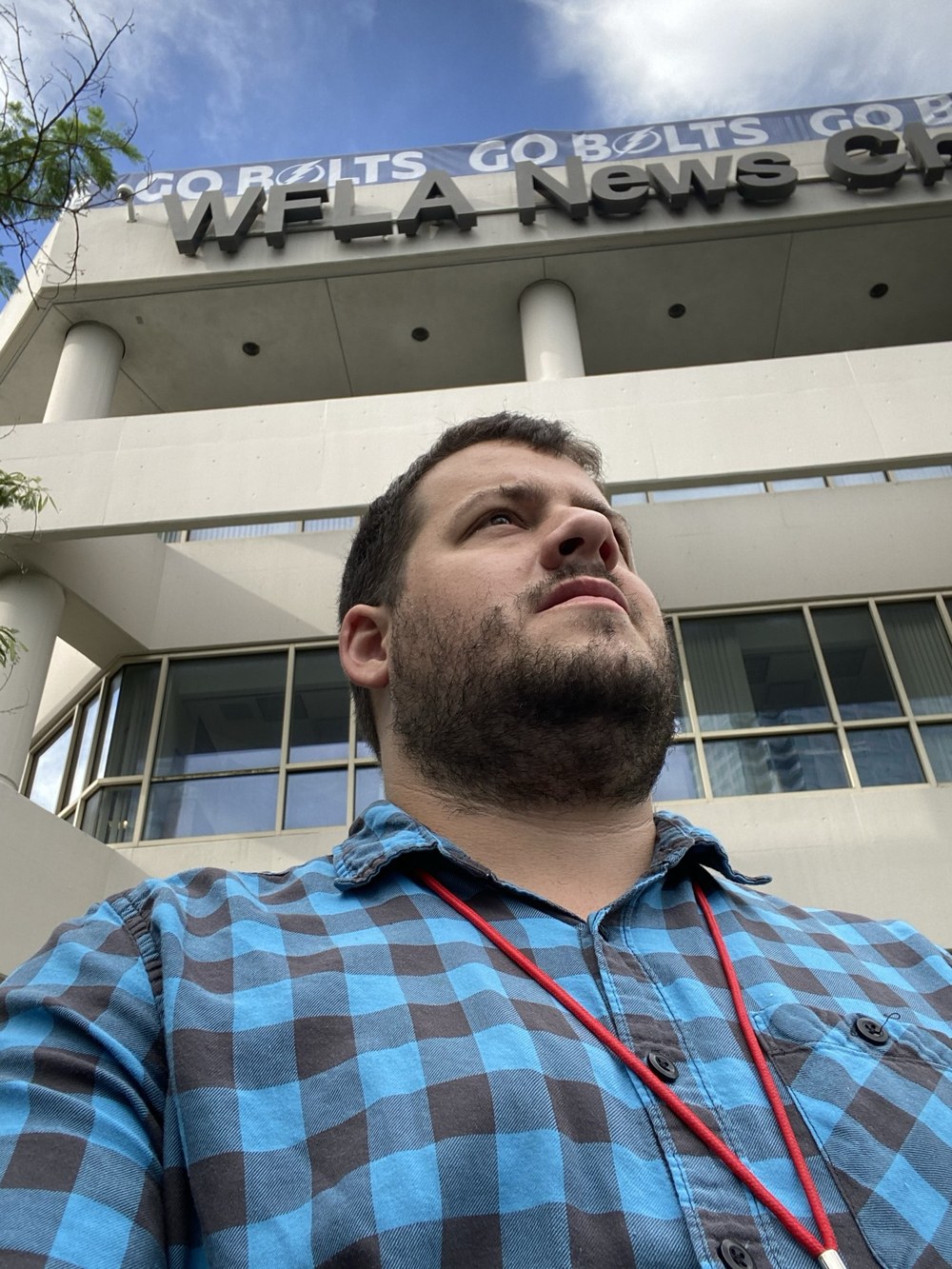 Josh outside WFLA News