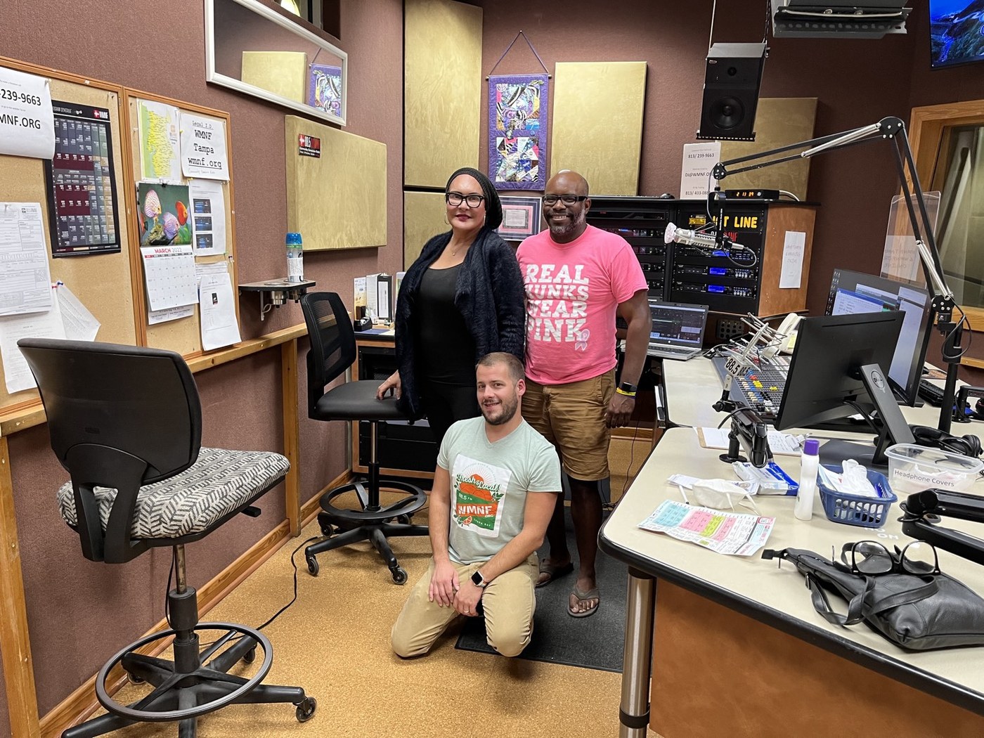 WMNF studio team