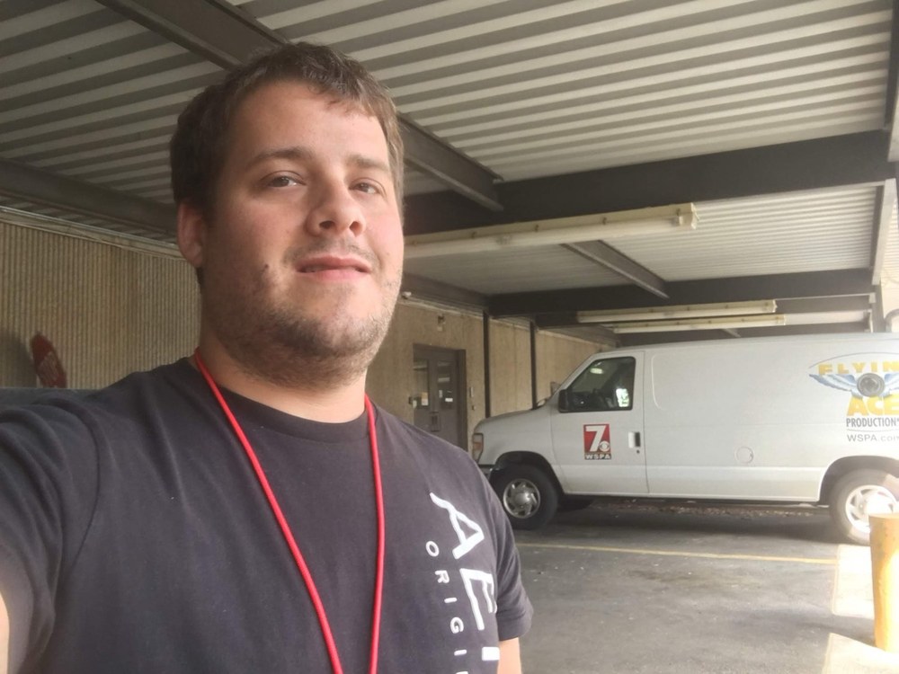 Josh on location — WSPA